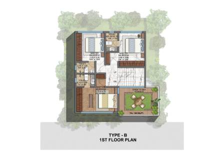 1st Floor Plan Type-B